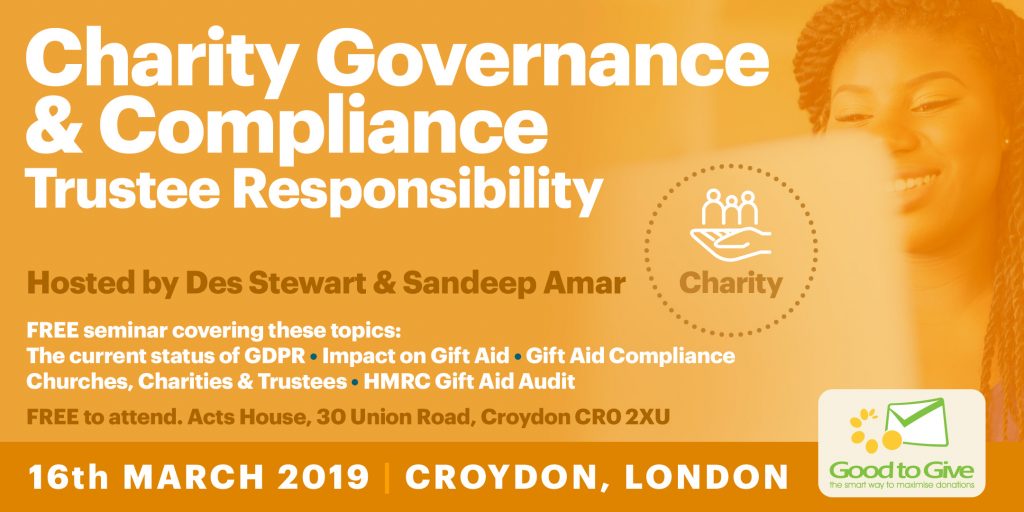Charity Governance and Compliance Seminar