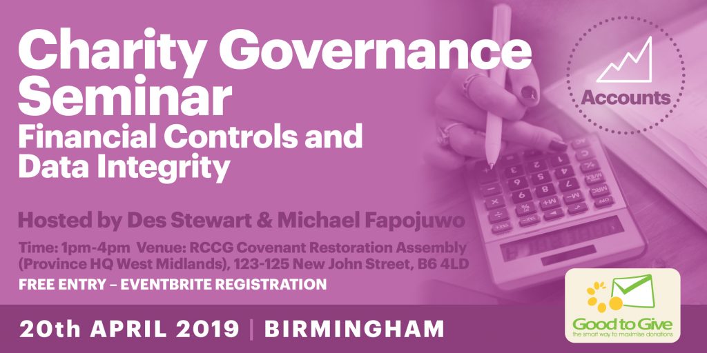 Charity Governance Seminar - 27th April 2019